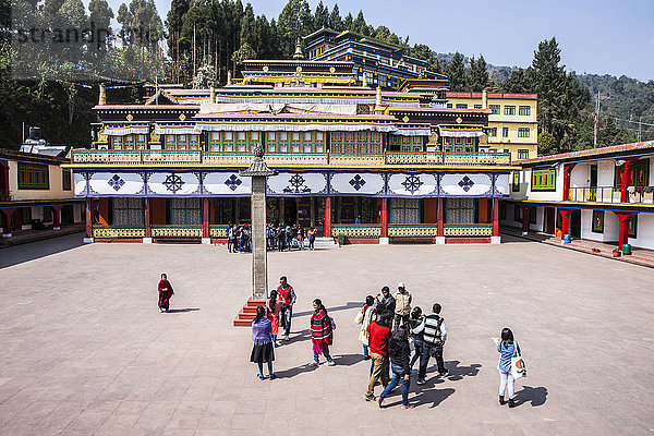 Rumtek-Kloster (Dharmachakra-Zentrum)  gegründet von Wangchuk Dorje  9. Karmapa Lama  Sikkim  Indien  Asien