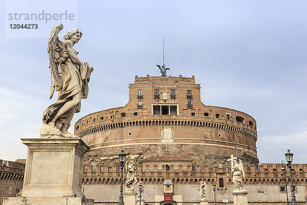 Engelsburg (Hadrians Mausoleum)  Vatikanstadt  Historisches Zentrum  Rom  UNESCO-Weltkulturerbe  Latium  Italien  Europa