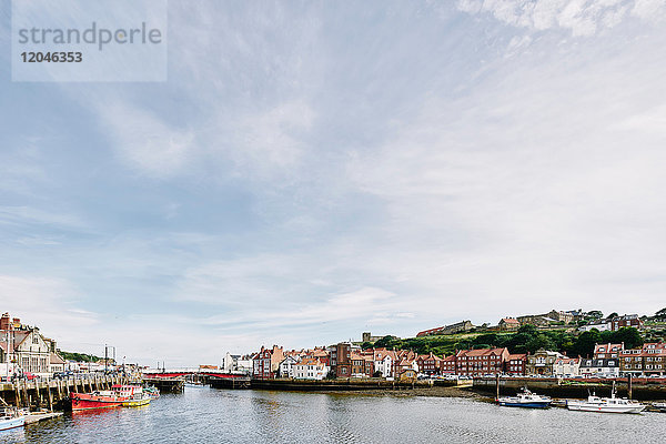 Panoramablick  Whitby  Nord-Yorkshire  England