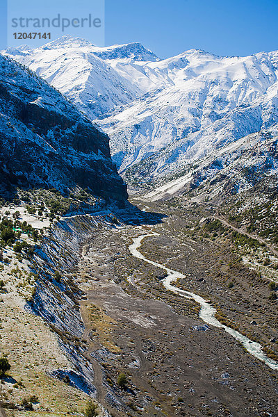 Los Andes-Gebirge  Santiago  Chile