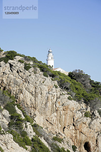 Leuchtturm  Cala Ratjada  Mallorca  Spanien