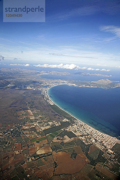 Luftaufnahme von Mallorca  Balearische Inseln