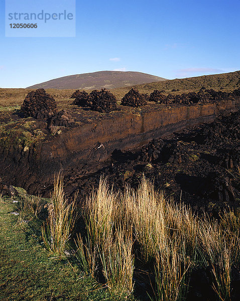 Überblick über die Landschaft  Achill Island  Irland