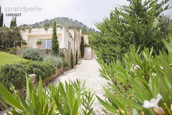 Außenbereich eines Hauses  Mallorca  Spanien
