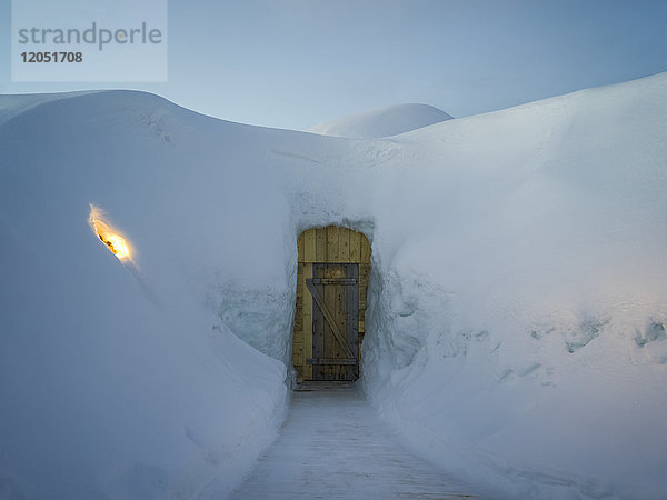 Iglootel Lappland; Arjeplog  Bezirk Norrbotten  Schweden