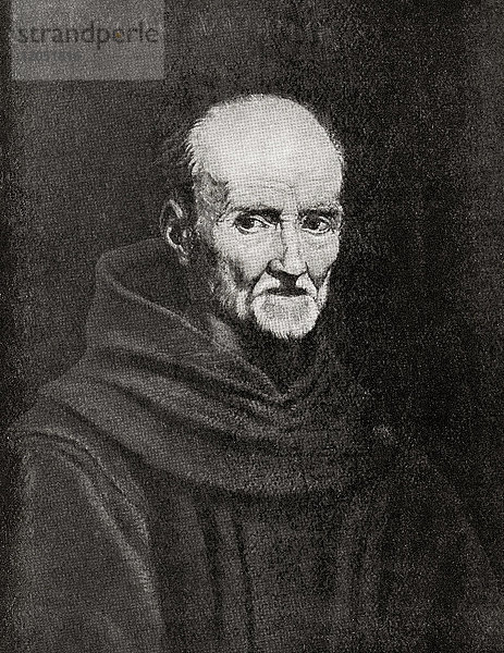Luke Wadding  1588 - 1657. Irischer Franziskanermönch und Historiker. Aus Hutchinson's History of the Nations  veröffentlicht 1915.