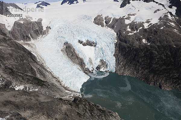 Northwestern Glacier  Kenai Fjords National Park; Alaska  Vereinigte Staaten Von Amerika