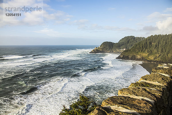 Oregon Coastline North Of Heceta Beach (Near Sea Lion Colony); Oregon  Vereinigte Staaten von Amerika