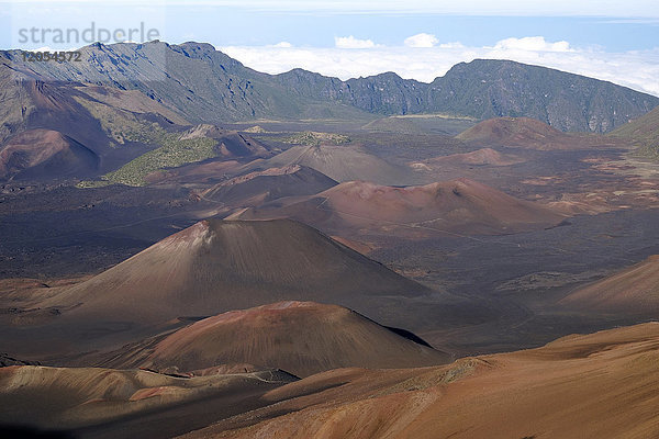 USA  Hawaii  Große Insel  Haleakala Nationalpark  Krater