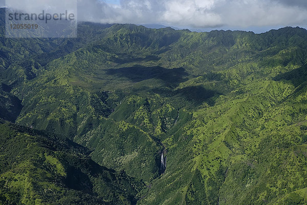 USA  Hawaii  Kauai  Waimea Canyon  Luftaufnahme