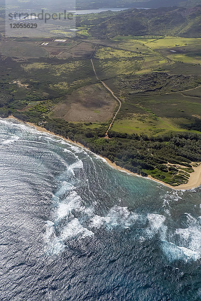 USA  Hawaii  Kauai  Südküste  Luftbild