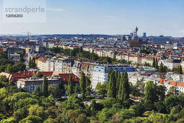 Österreich  Wien  Stadtbild vom Riesenrad aus gesehen