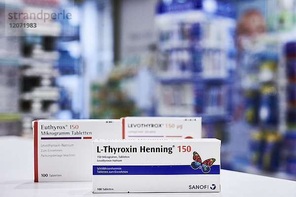 L-Thyroxin Henning von Sanofi  Levothyrox und Euthyrox von Merck  die neuen Schilddrüsenmedikamente.