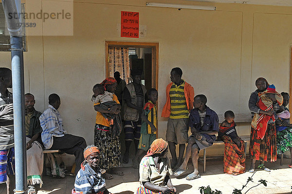 Krankenhaus in Konso  Äthiopien.