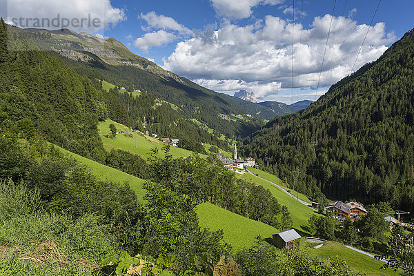 Landschaft und Berge um Assekrem  Discepole del Vangelo bei Arabba  Dolomiten  Südtirol  Italien  Europa