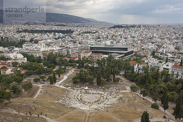 Theater des Dionysos Eleuthereus  Akropolis  UNESCO-Weltkulturerbe  Athen  Griechenland  Europa