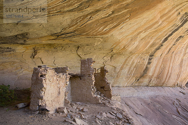 Anasazi-Ruinen  Monarch-Höhle  Butler Wash  bei Bluff  Utah  Vereinigte Staaten von Amerika  Nordamerika