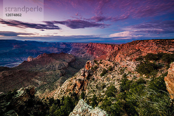 Grand Canyon landschaftlich  UNESCO-Weltkulturerbe  Arizona  Vereinigte Staaten von Amerika  Nord-Amerika