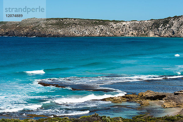 Dramatische Küstenlinie auf Kangaroo Island  Südaustralien  Australien  Pazifik