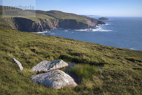 Klippen  Arranmore Island  Grafschaft Donegal  Ulster  Republik Irland  Europa