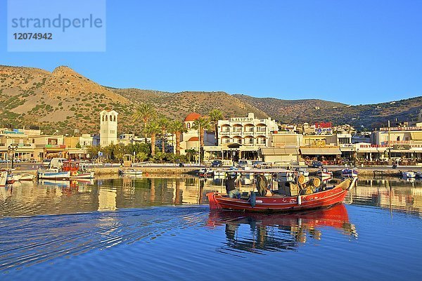 Hafen von Elounda  Elounda  Kreta  Griechische Inseln  Griechenland  Europa