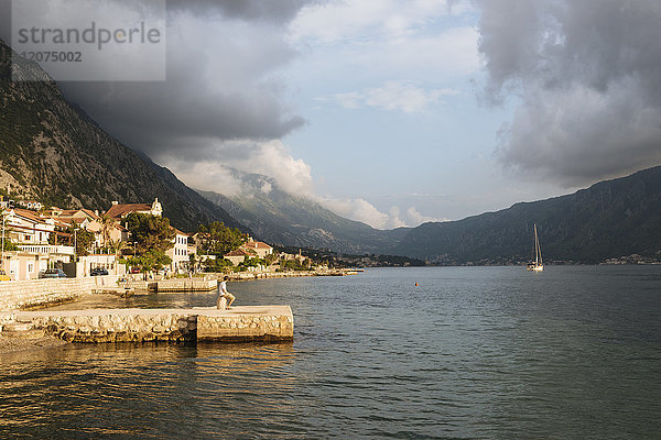 Dobrota  Bucht von Kotor  UNESCO-Weltkulturerbe  Montenegro  Europa