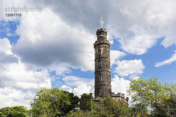 Großbritannien  Schottland  Edinburgh  Calton Hill  Nelson Monument