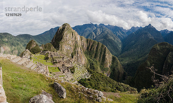 Machu Picchu  Cusco  Peru  Südamerika