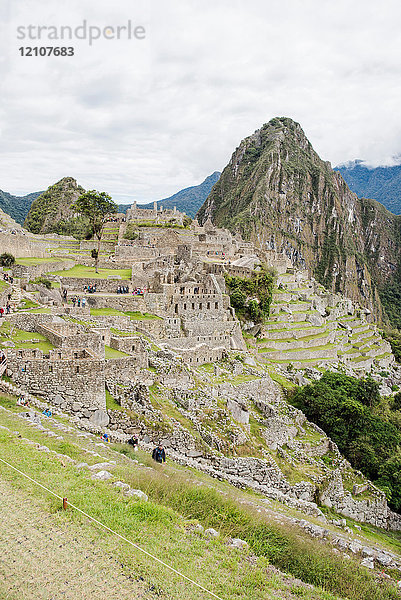 Machu Picchu  Cusco  Peru  Südamerika