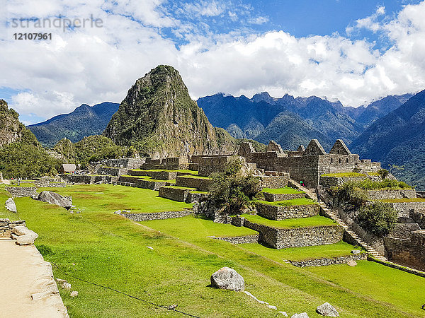 Machu Picchu  Cusco  Peru  Südamerika