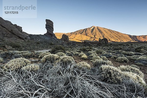 Vulkan Teide im Teide-Nationalpark  Teneriffa  Kanarische Inseln  Spanien  Europa