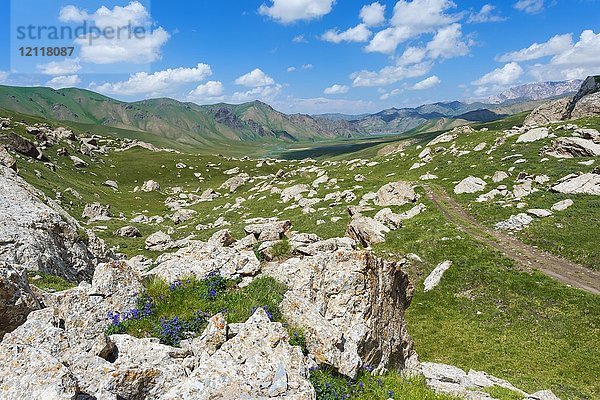 Kurumduk-Tal  Köl-Suu-See  Provinz Naryn  Kirgisistan  Asien