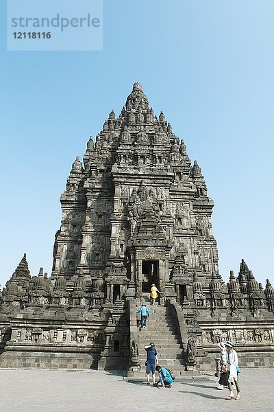 Stupa  Hindu-Tempelanlage Prambanan  Yogyakarta  Java  Indonesien  Asien