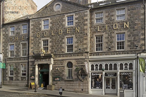 Hotel und Restaurant  The Golden Lion  Old Town  Stirling  Schottland  Großbritannien