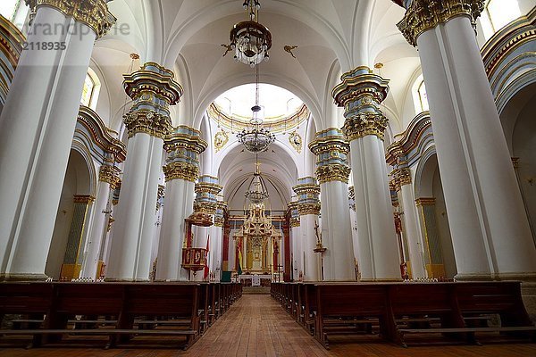Innenraum der Kathedrale  Potosí  Provinz Tomás Frías  Bolivien  Südamerika