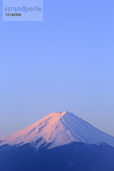 Schöne Aussicht auf den Berg Fuji  Präfektur Yamanashi  Japan