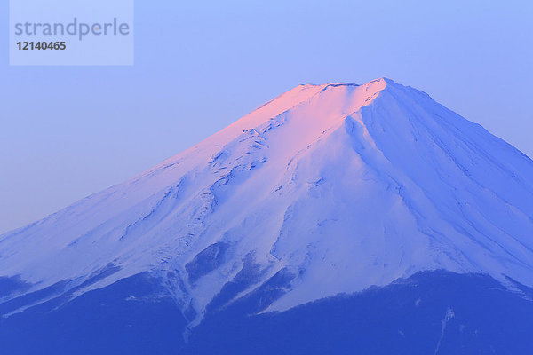 Schöne Aussicht auf den Berg Fuji  Präfektur Yamanashi  Japan