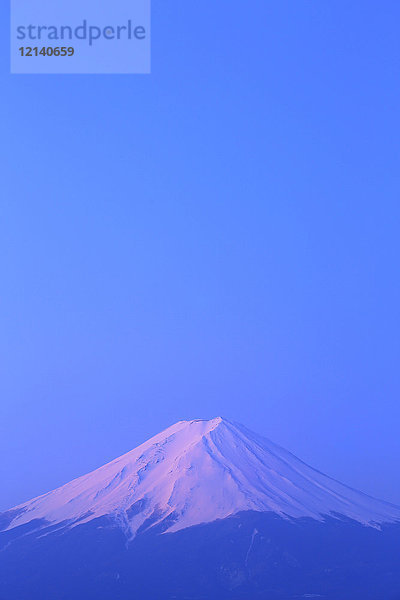 Schöne Aussicht auf den Berg Fuji  Präfektur Yamanashi  Japan