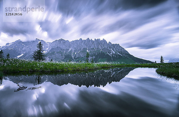 Österreich  Hochkönig  Mandlwand und Moorsee