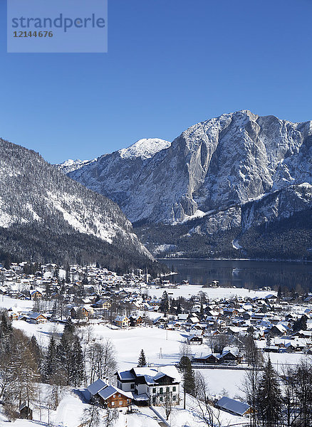 Österreich  Steiermark  Salzkammergut  Altaussee  Altausseer See  Trisselwand