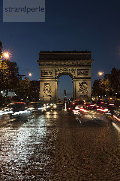 Frankreich  Paris  Arc de Triomphe de l'Etoile
