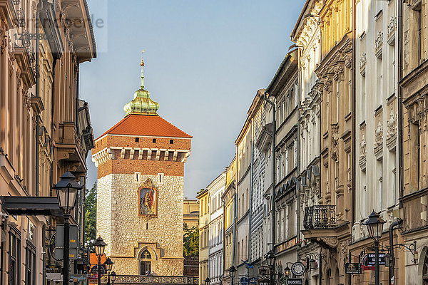 Polen  Krakau  Altstadt  St. Florian's Gate