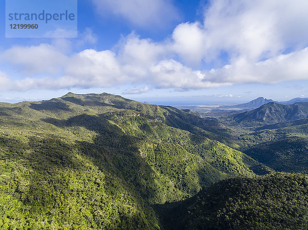 Mauritius  Black River Gorges Nationalpark  Luftaufnahme