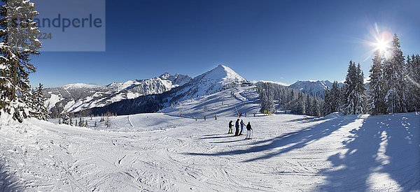 Österreich  Steiermark  Kreis Liezen  Schladming  Skigebiet Planai