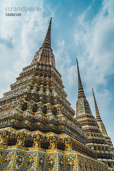 Thailand  Bangkok  Pagoden des Wat Pho Tempels