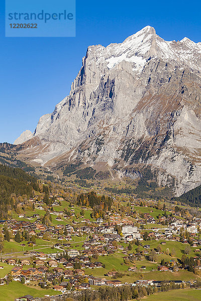 Schweiz  Bern  Berner Oberland  Ferienort Grindelwald  Wetterhorn