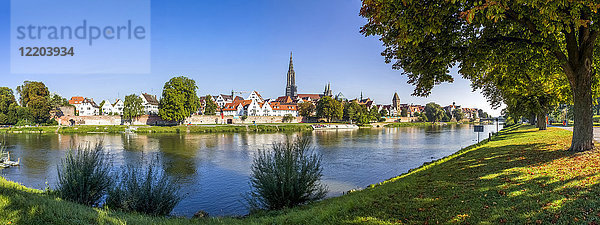 Deutschland  Baden-Württemberg  Ulm  Ulm  Ulmer Münster und Donau