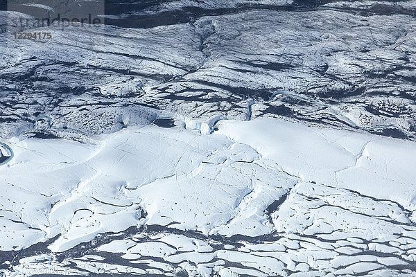 USA  Alaska  Luftaufnahme des Ruth-Gletschers