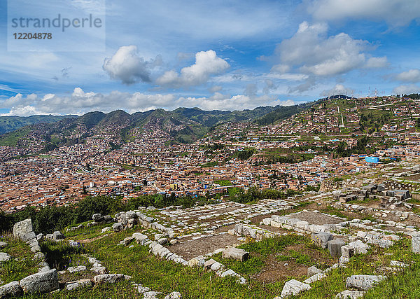 Sacsayhuaman Ruinen  Region Cusco  Peru  Südamerika