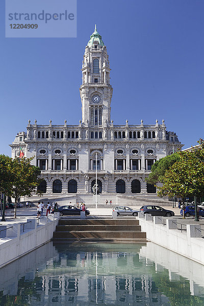 Rathaus  Avenida dos Aliados  Porto (Oporto)  Portugal  Europa